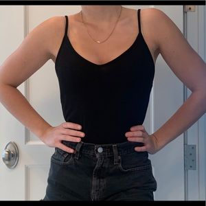 Basic black body suit!! Worn ONCE and dry cleaned